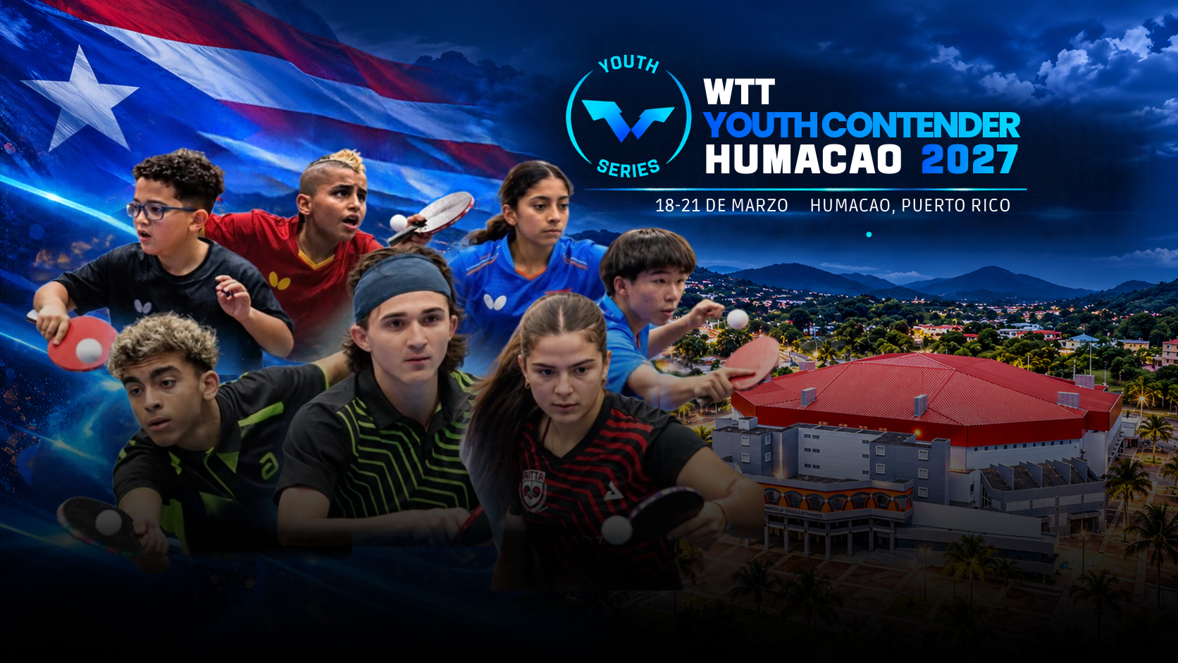 Podio en el WTT Youth Contender Humacao, Coliseo Marcelo Trujillo Panisse